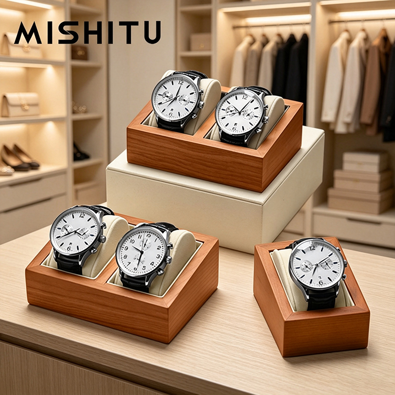 Jewelry Box With Watches - MISHITU Scatola Porta Orologi in Legno