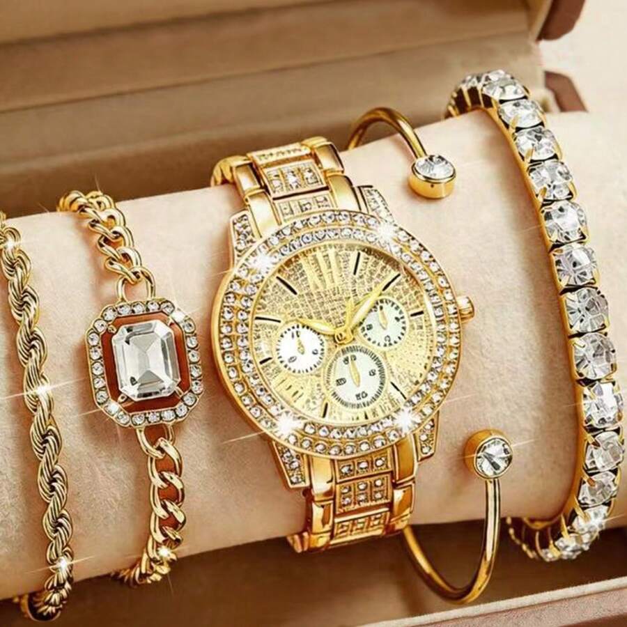 Unique Jewelry Watches - Set di 5 Orologi al Quarzo