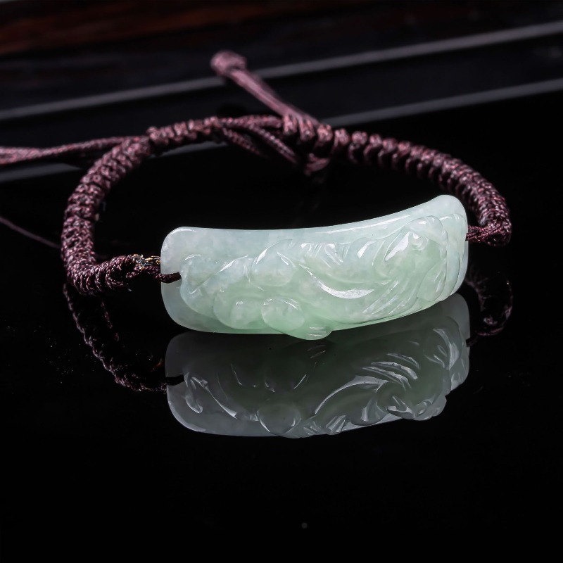 The Jewelry & Watches - Bracciale Pixiu in Giadeite Birmana Intagliato