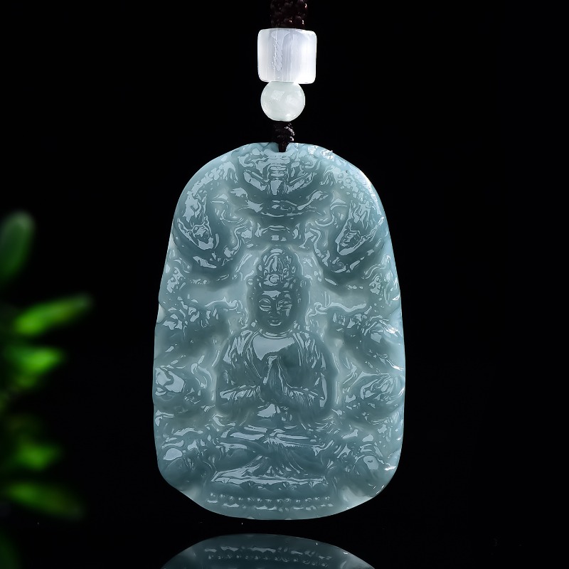 The Jewelry & Watches - Autentico Ciondolo Guanyin dei Nove Draghi