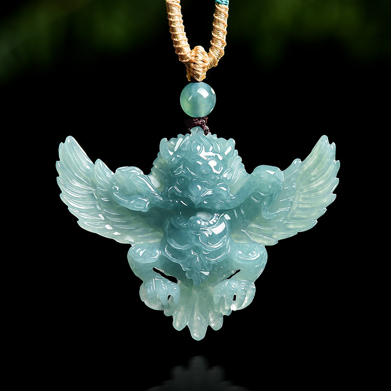 The Jewelry & Watches - Collana con Pendente in Giada Smeraldo