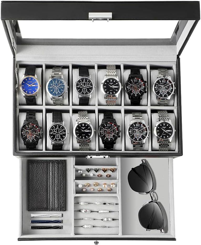 Jewelry Box With Watches - Scatola Porta Orologi da Uomo, Regalo,