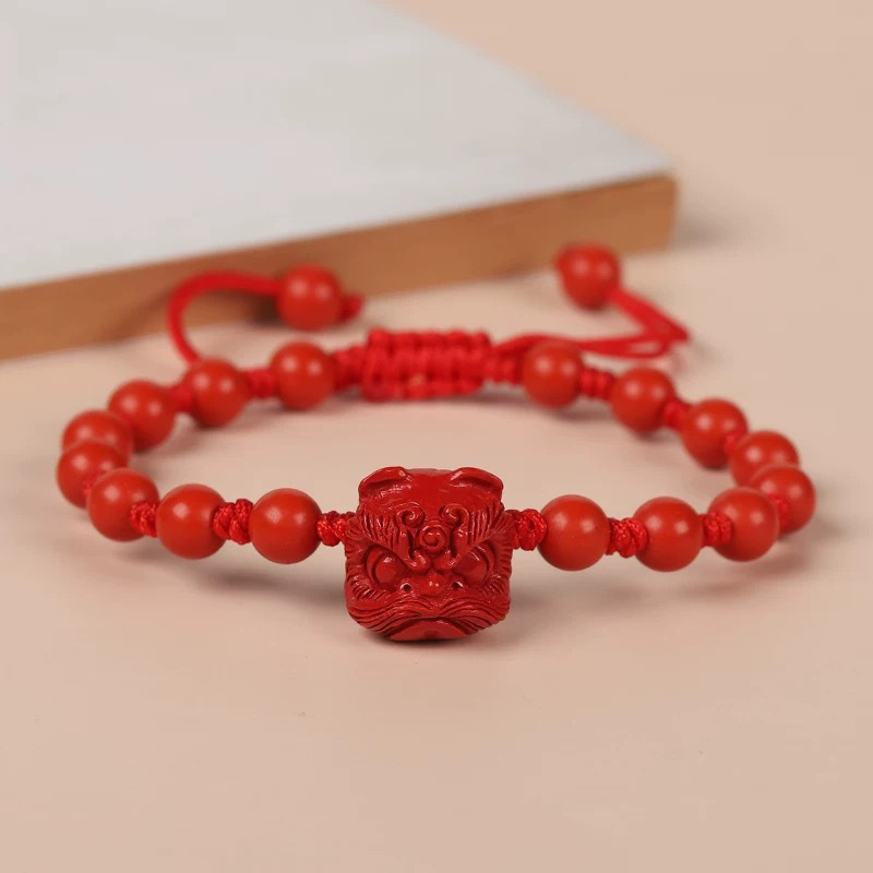 Genuino cinabro rosso danza de - Gemstone Bracelet Healing recensione e prezzo