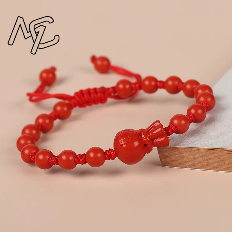 Genuino cinabro rosso danza de - Gemstone Bracelet Healing recensione e prezzo