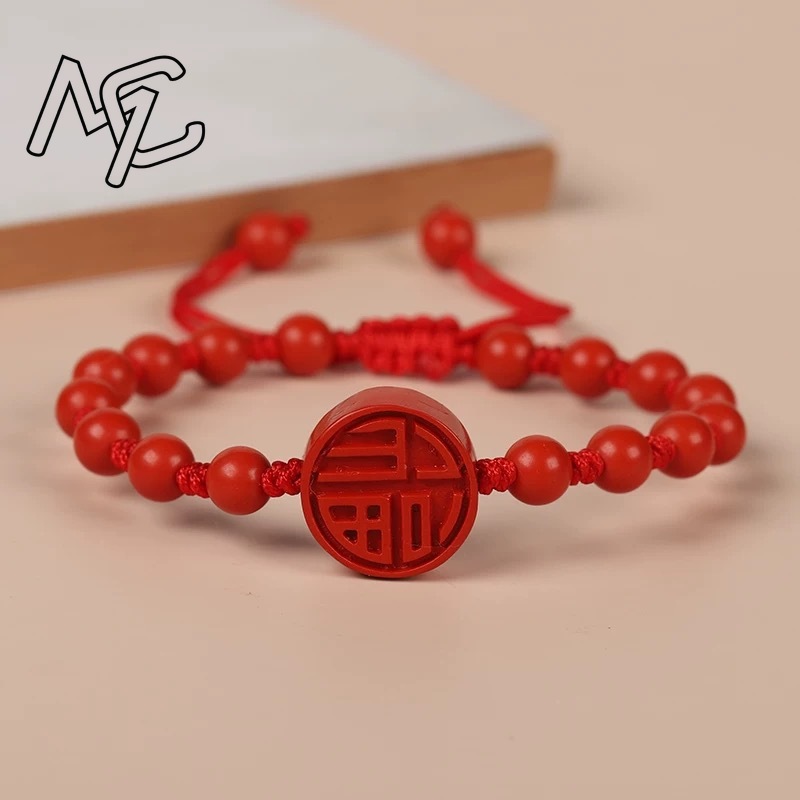Genuino cinabro rosso danza de - Gemstone Bracelet Healing recensione e prezzo