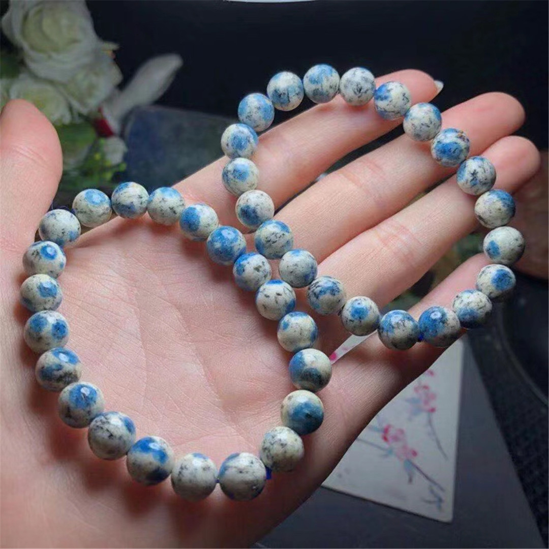 9mm Natural K2 Jasper braccial - Gemstone Bracelet Healing recensione e prezzo