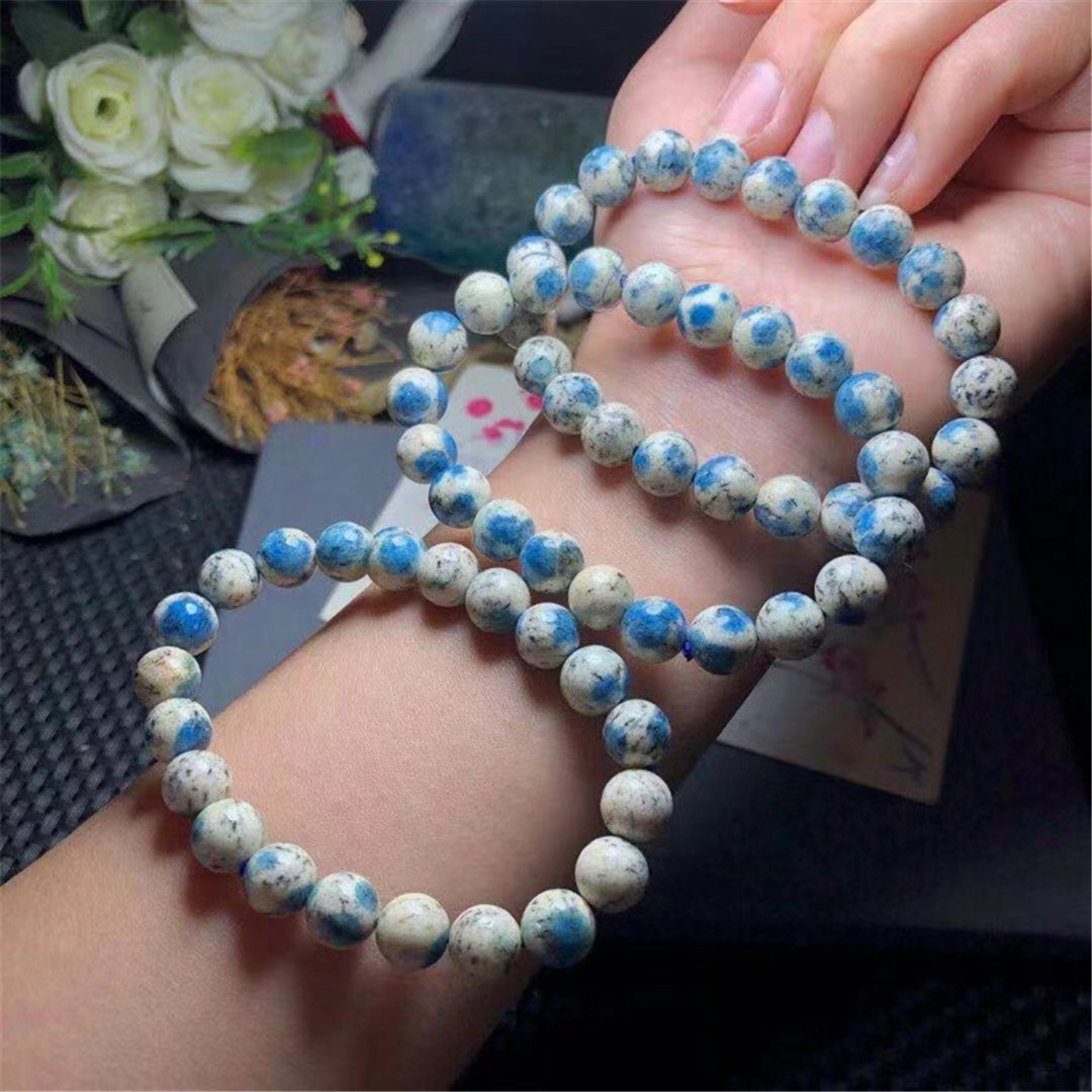 9mm Natural K2 Jasper braccial - Gemstone Bracelet Healing recensione e prezzo