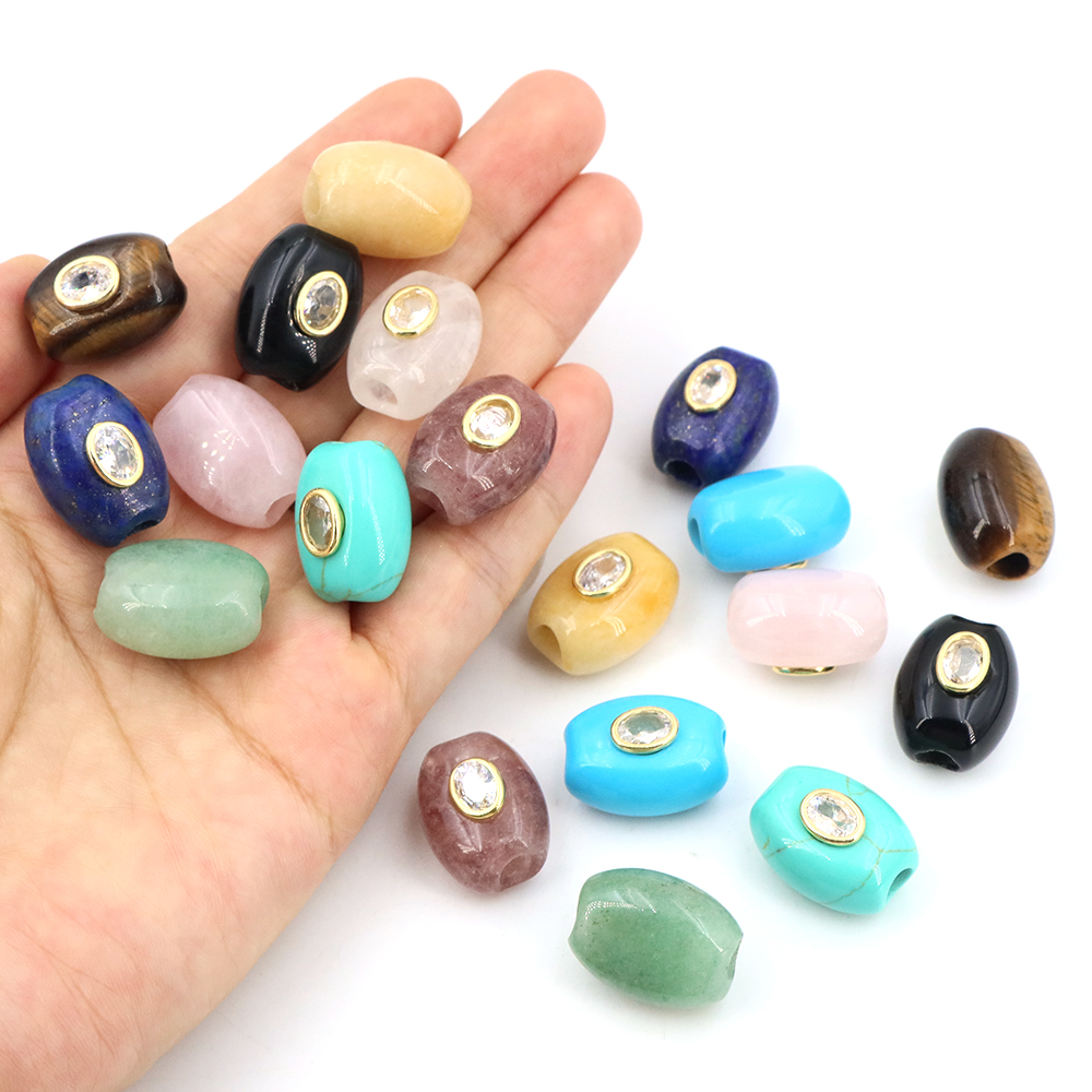 Perla piatta a secchiello con  - Gemstone Bracelet Healing recensione e prezzo