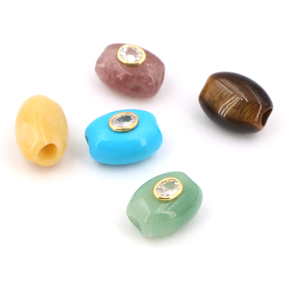 Perla piatta a secchiello con  - Gemstone Bracelet Healing recensione e prezzo
