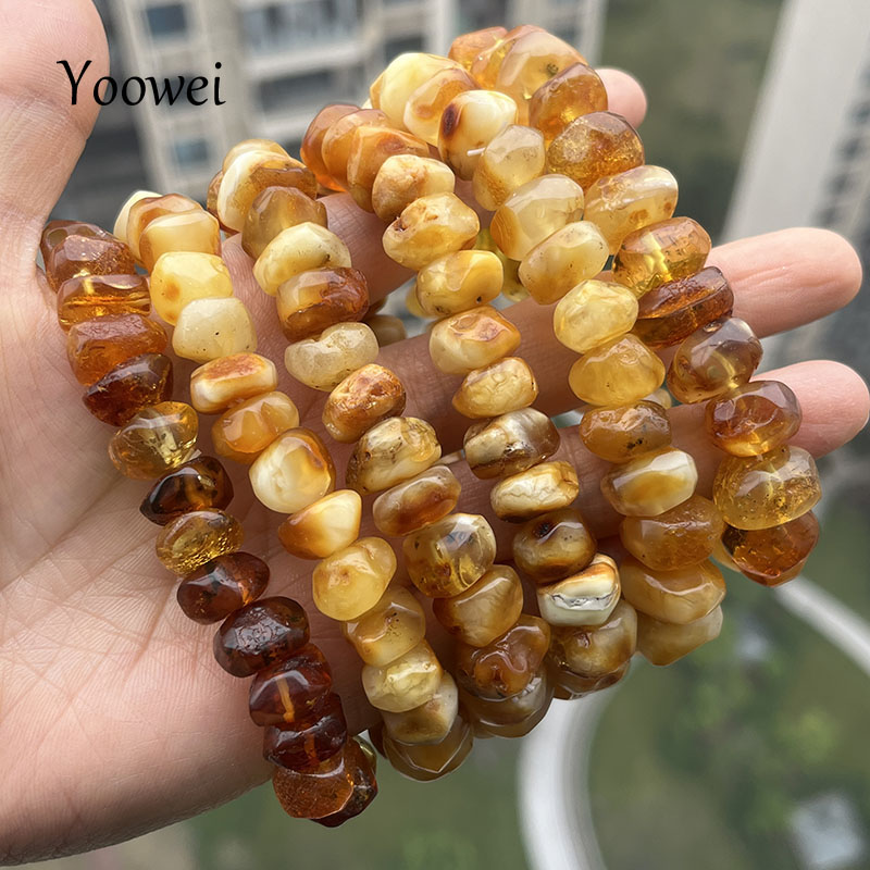 Bracciali in Ambra Gialla 100% - Gemstone Bracelet Healing recensione e prezzo