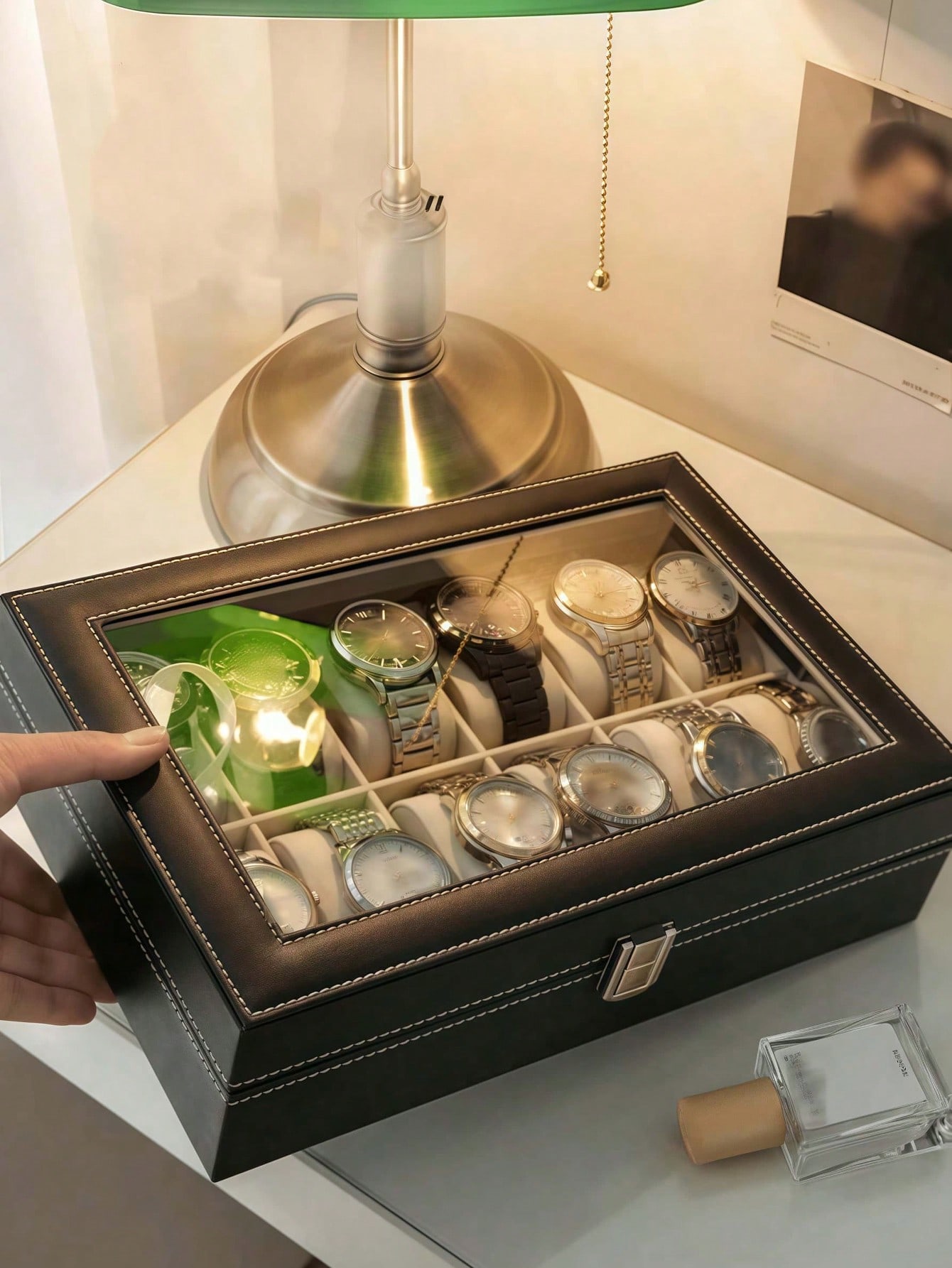 Scatola Porta Orologi in Pelle - Jewelry Box With Watches recensione e prezzo