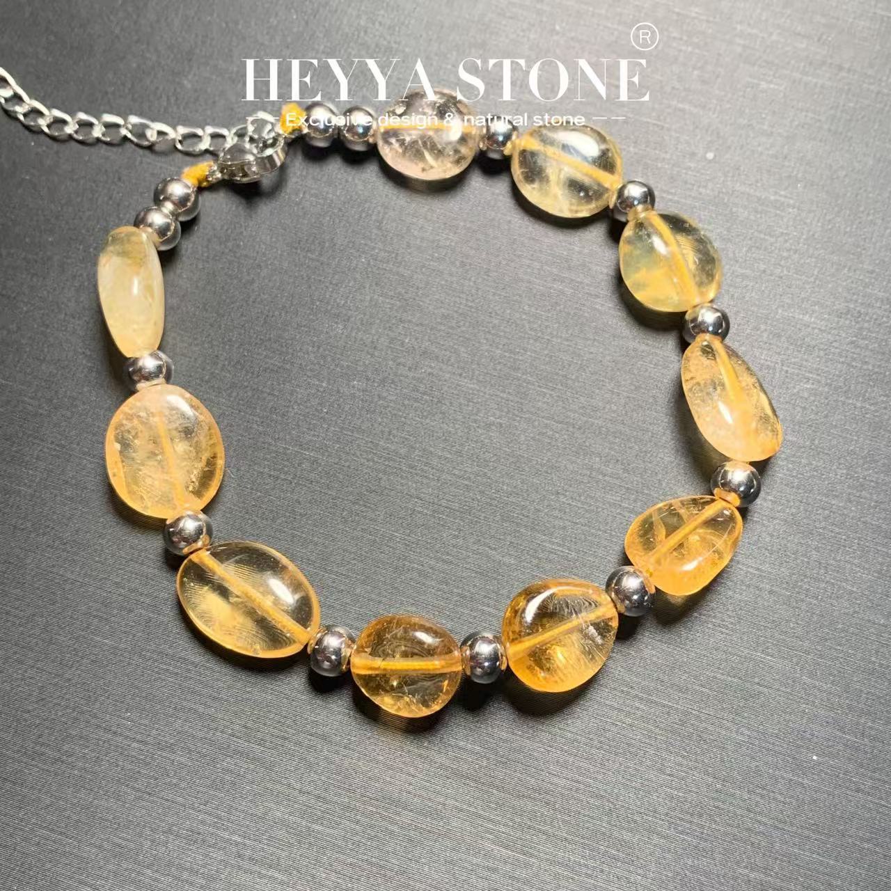 HEYYA STONE Bracciale citrino  - Gemstone Bracelet Healing recensione e prezzo