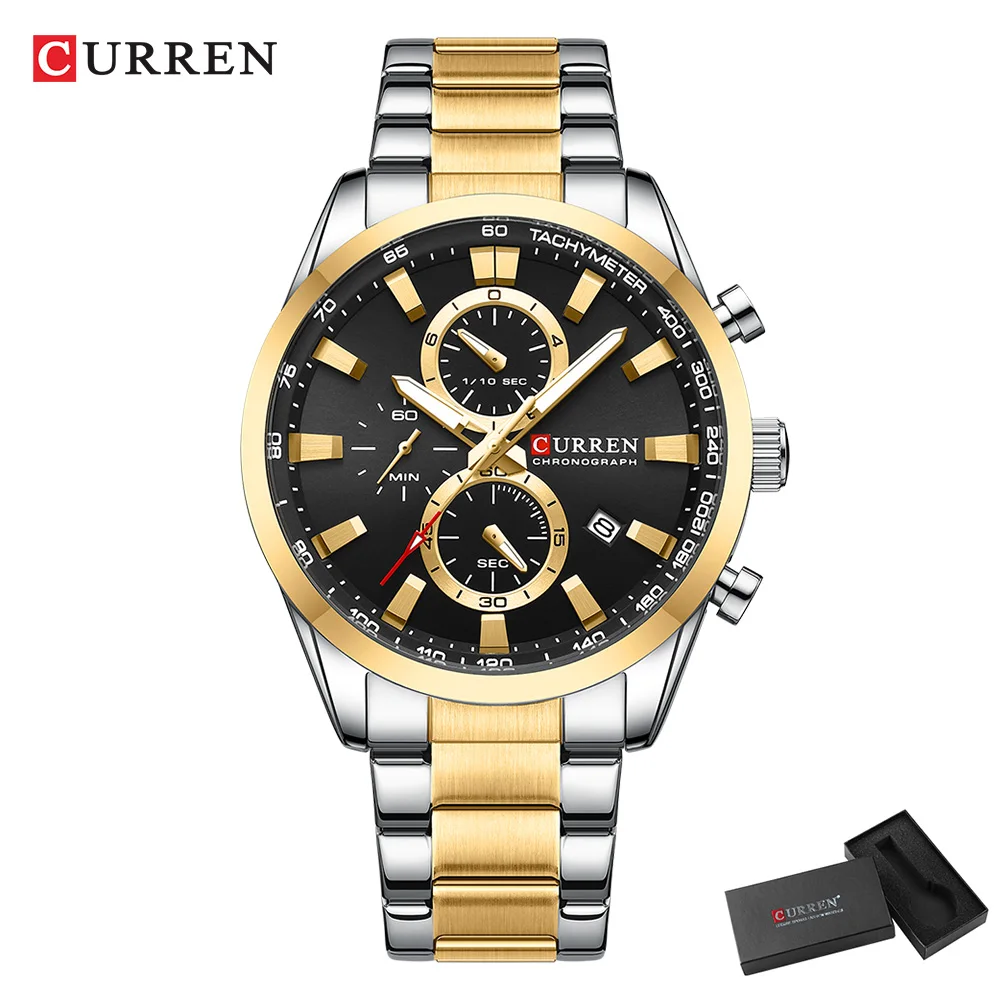 CURREN Casual Quarzo Crono Oro - Jewelry Watch recensione e prezzo