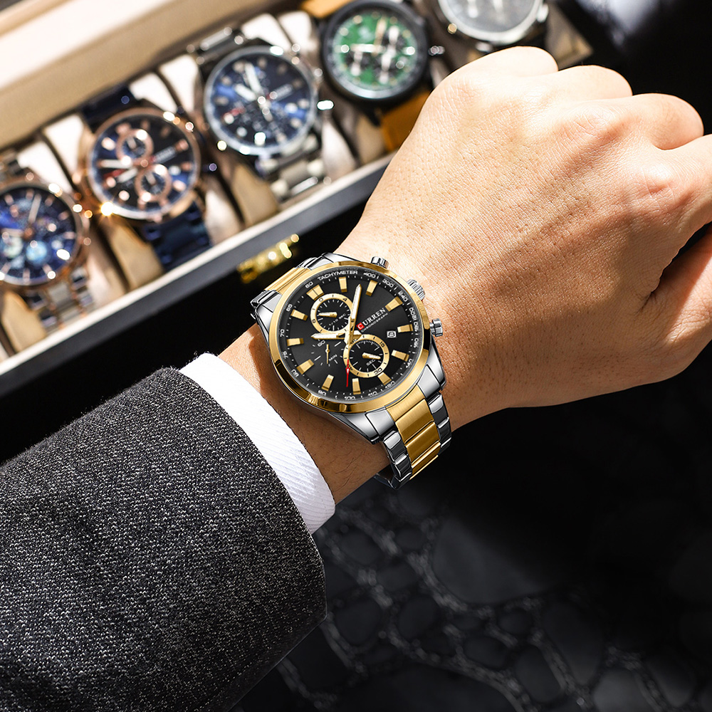 CURREN Casual Quarzo Crono Oro - Jewelry Watch recensione e prezzo
