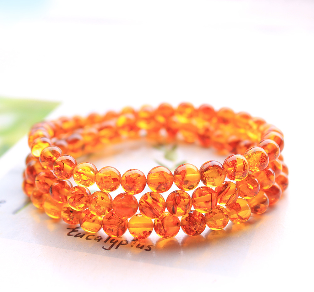 Bracciale Piebald ambra aranci - Gemstone Bracelet Healing recensione e prezzo