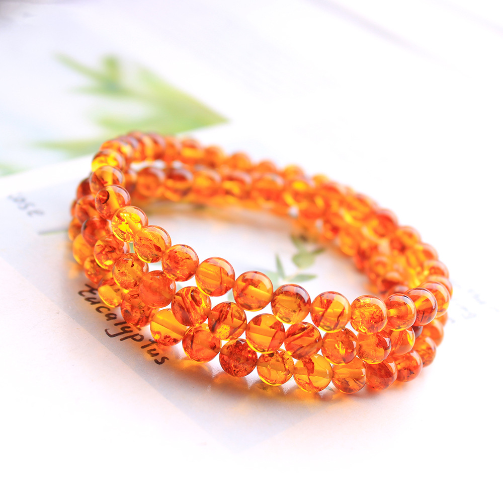 Bracciale Piebald ambra aranci - Gemstone Bracelet Healing recensione e prezzo