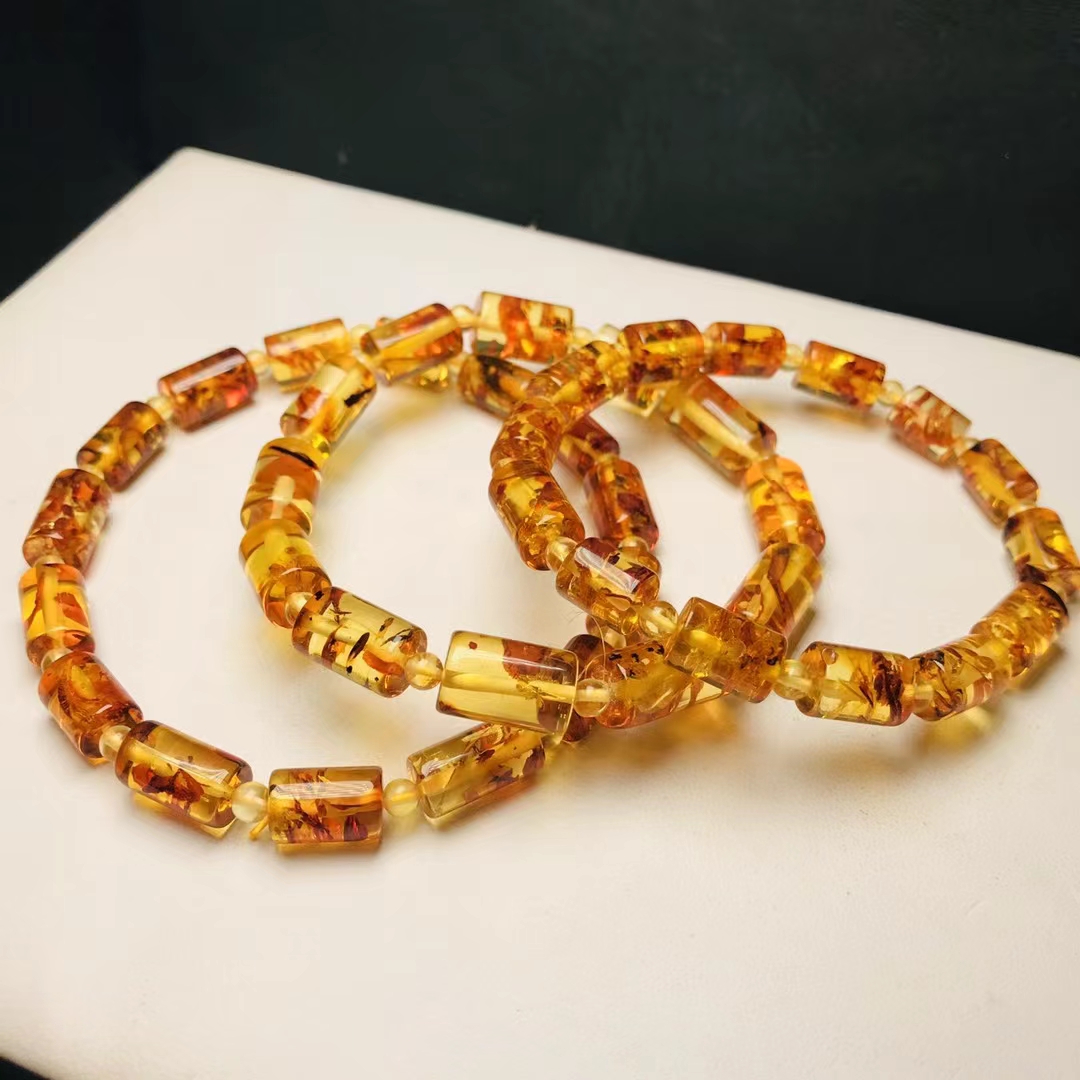 Bracciale con Perle di Ambra N - Gemstone Bracelet Healing recensione e prezzo