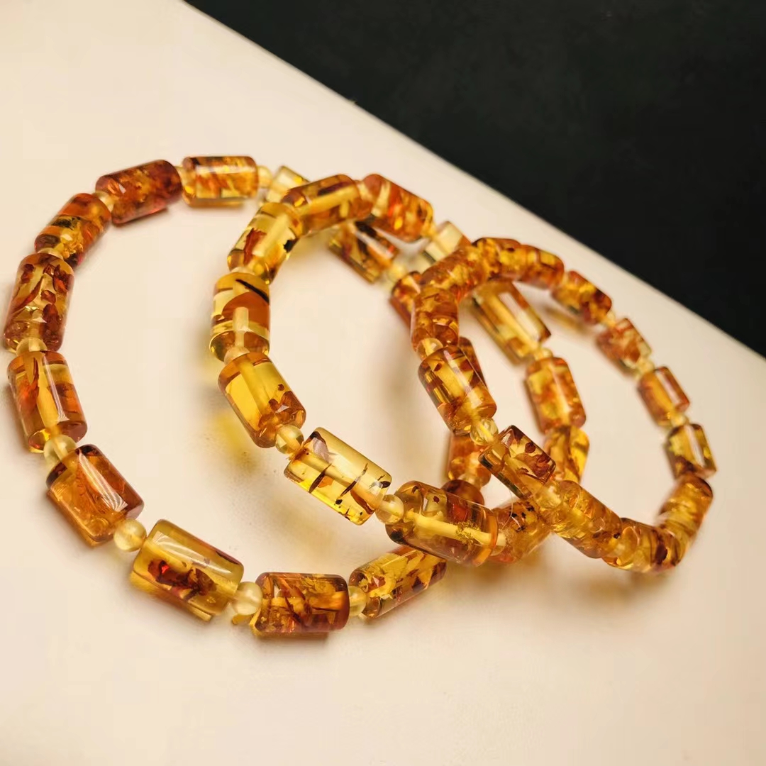 Bracciale con Perle di Ambra N - Gemstone Bracelet Healing recensione e prezzo