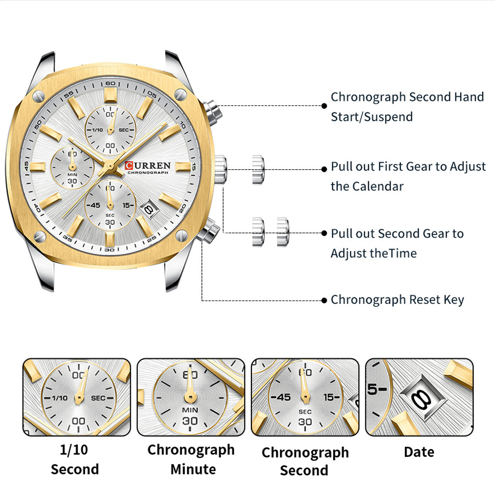 CURREN Orologio sportivo da uo - Jewelry Watch recensione e prezzo